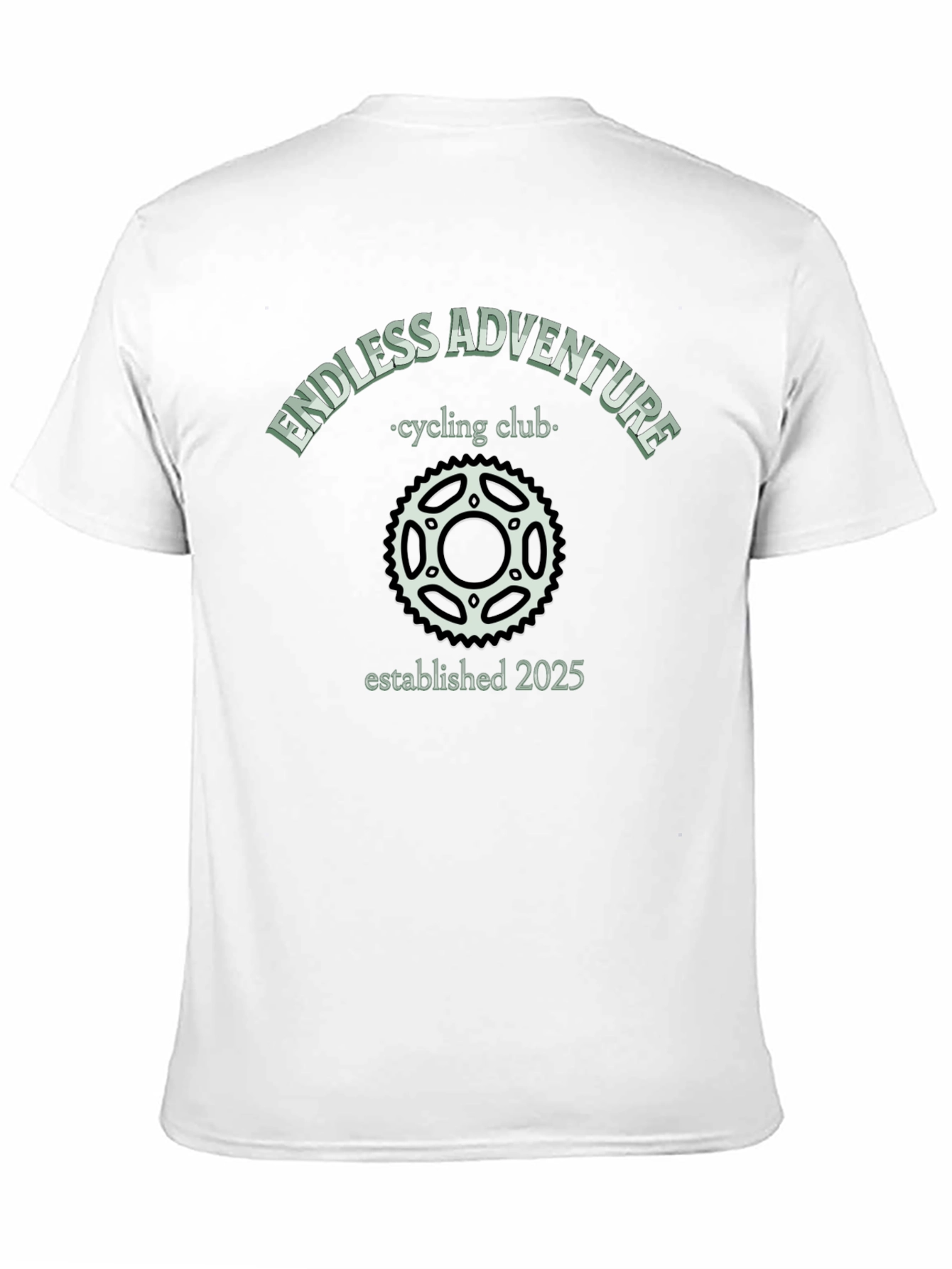 Camiseta Negra Endless Adventure Cycling Club
