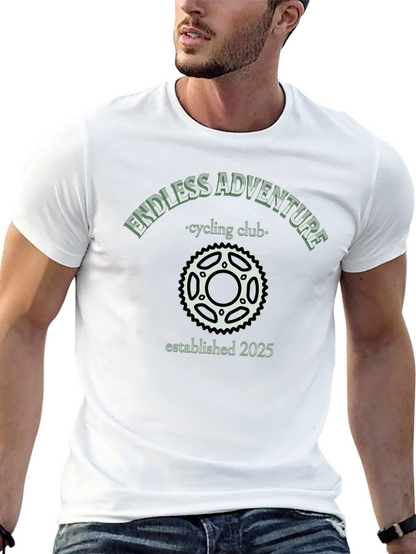 Camiseta Negra Endless Adventure Cycling Club