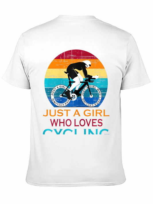 Camiseta Ciclismo Mujer - Solo una Chica que Ama el Ciclismo