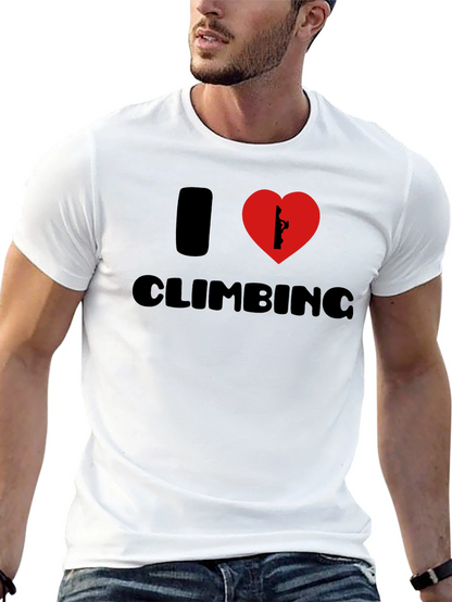 Camiseta Negra Amo la Escalada