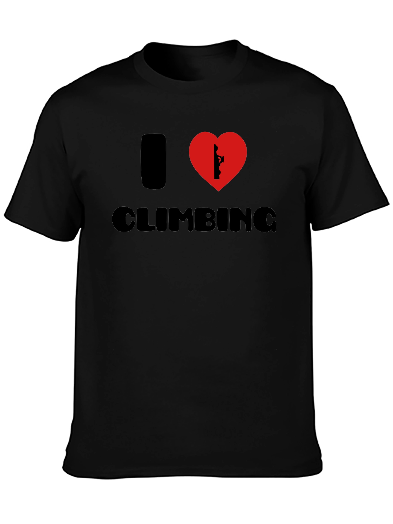 Camiseta Negra Amo la Escalada