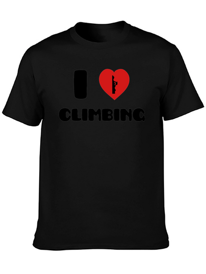 Camiseta Negra Amo la Escalada
