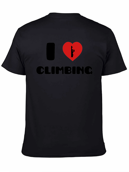Camiseta Negra Amo la Escalada