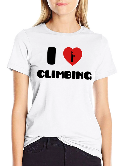 Camiseta Negra Amo la Escalada
