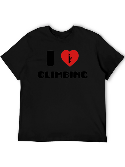 Camiseta Negra Amo la Escalada