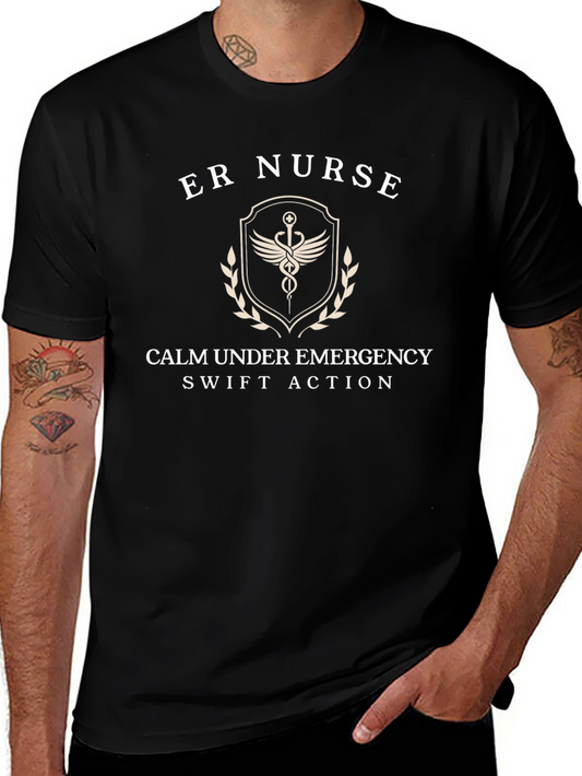 Camiseta ER Nurse: Calma y Acción Rápida