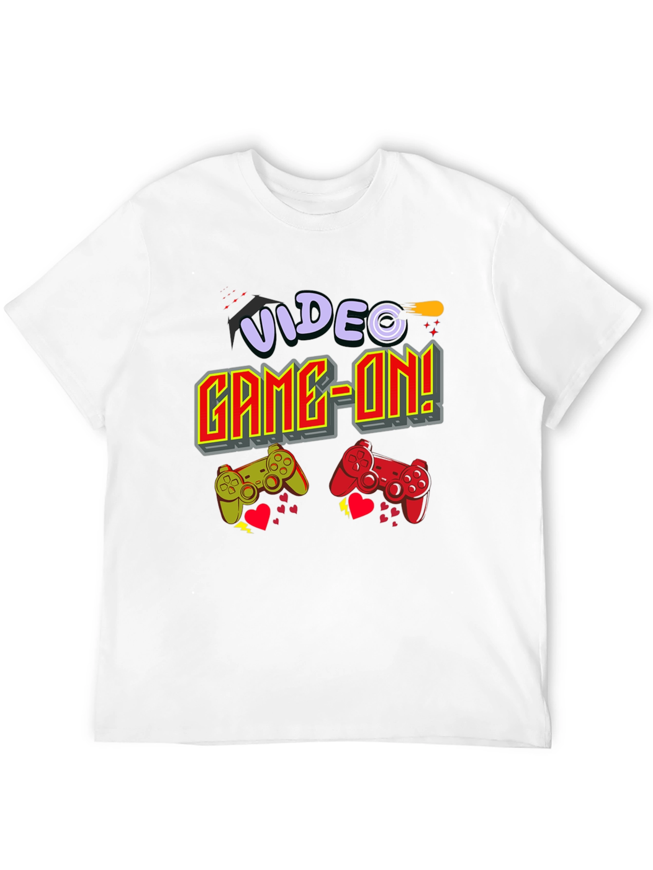 Camiseta Negra Videojuegos Game-On!