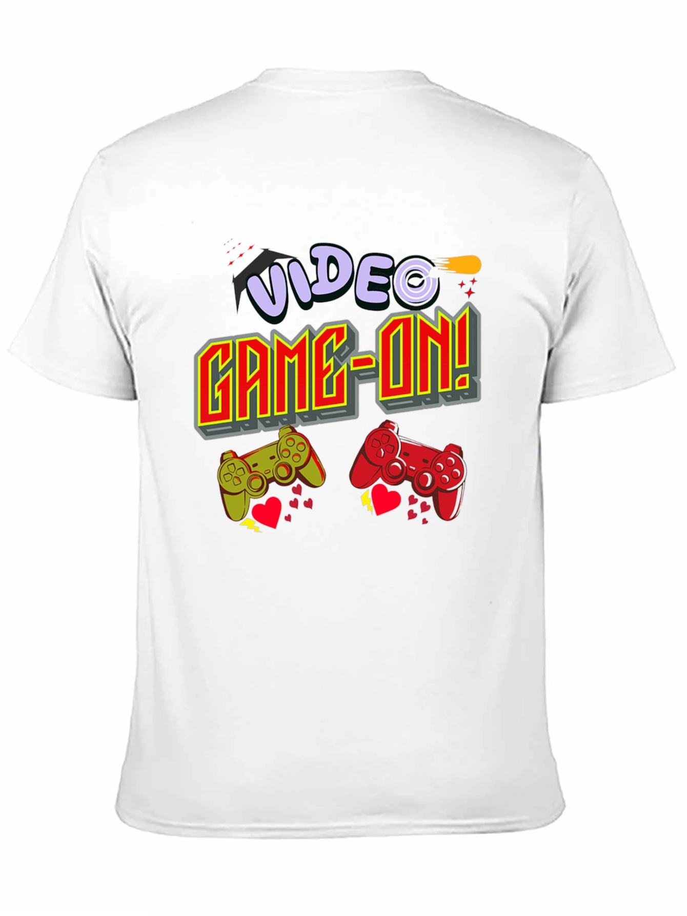 Camiseta Negra Videojuegos Game-On!