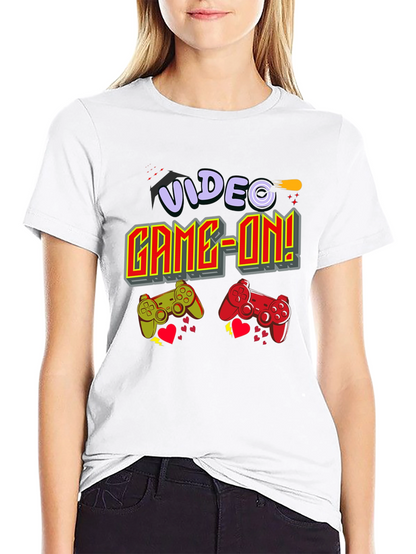 Camiseta Negra Videojuegos Game-On!