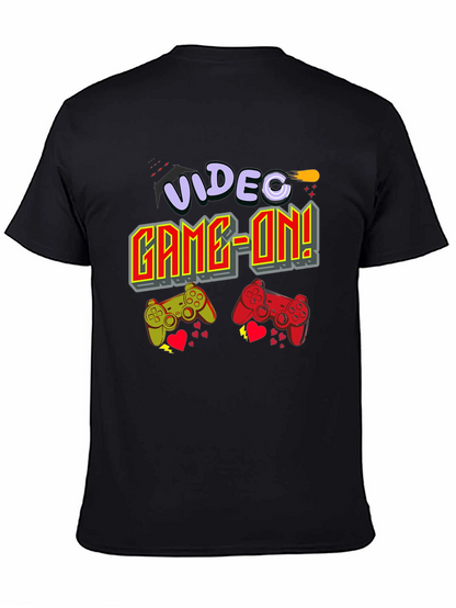 Camiseta Negra Videojuegos Game-On!