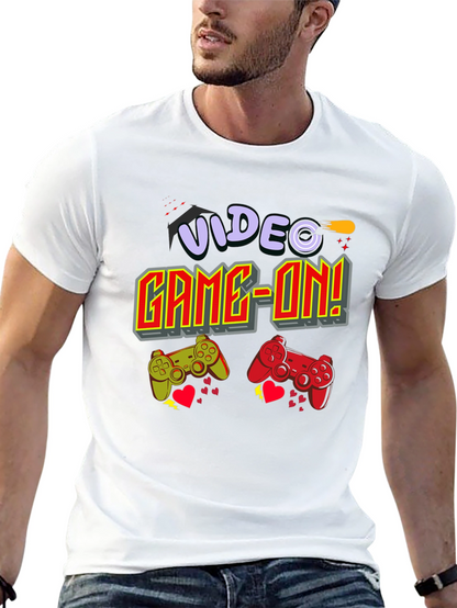 Camiseta Negra Videojuegos Game-On!