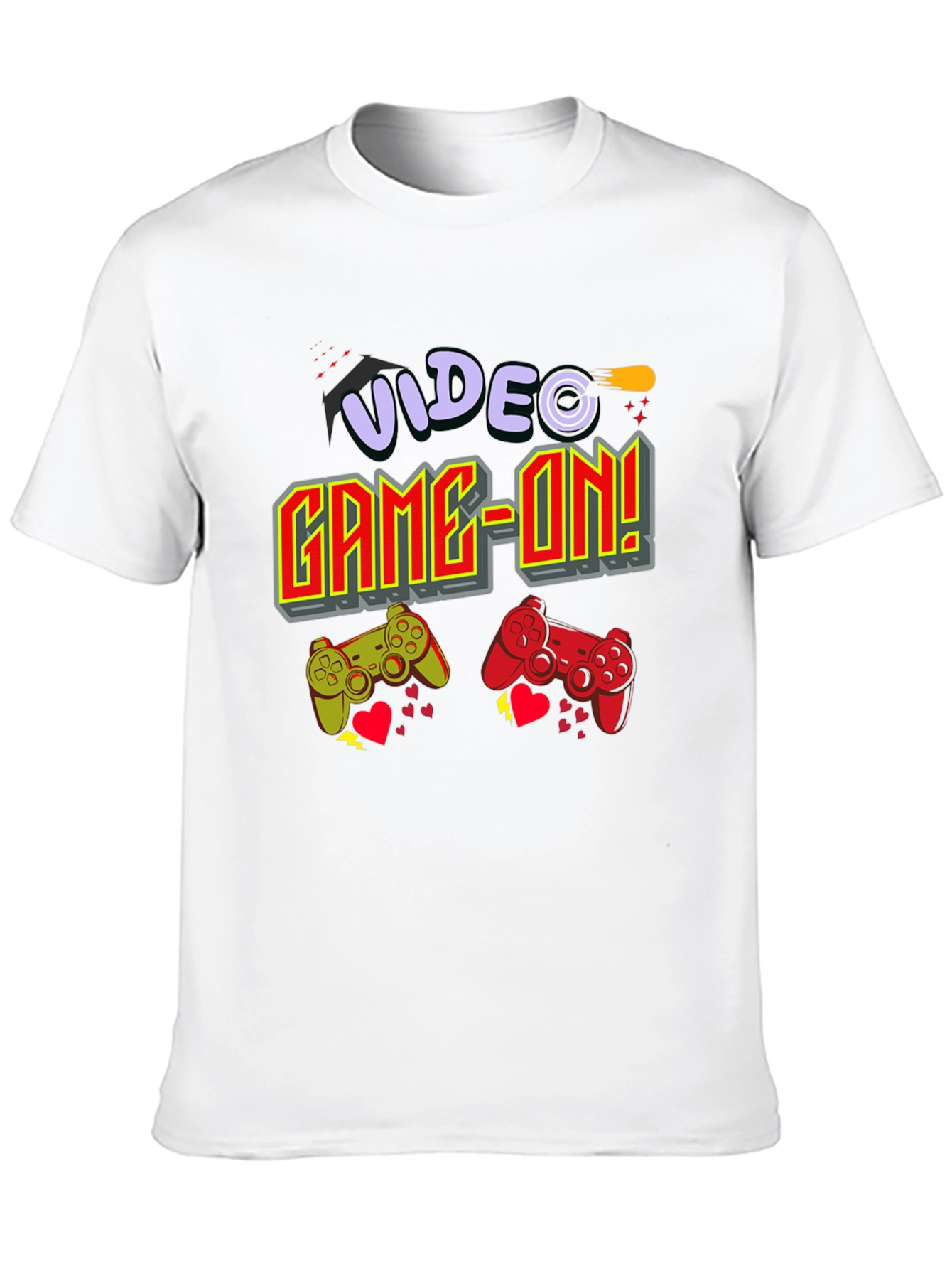 Camiseta Negra Videojuegos Game-On!