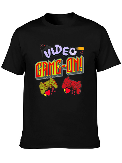 Camiseta Negra Videojuegos Game-On!
