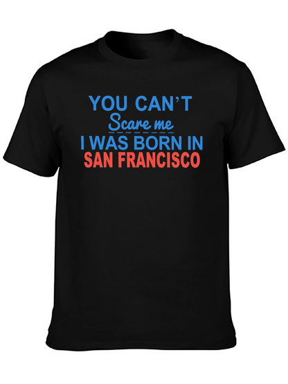 Camiseta Negra: ¡Nací en San Francisco!