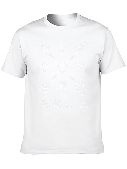 Camiseta Negra Love Healthcare Life