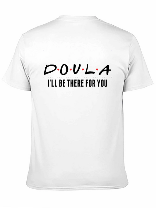 Camiseta Negra Doula - Estaré Ahí Para Ti
