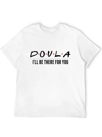 Camiseta Negra Doula - Estaré Ahí Para Ti