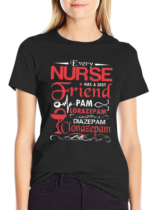 Camiseta Enfermera y Amigos - Humor Médico