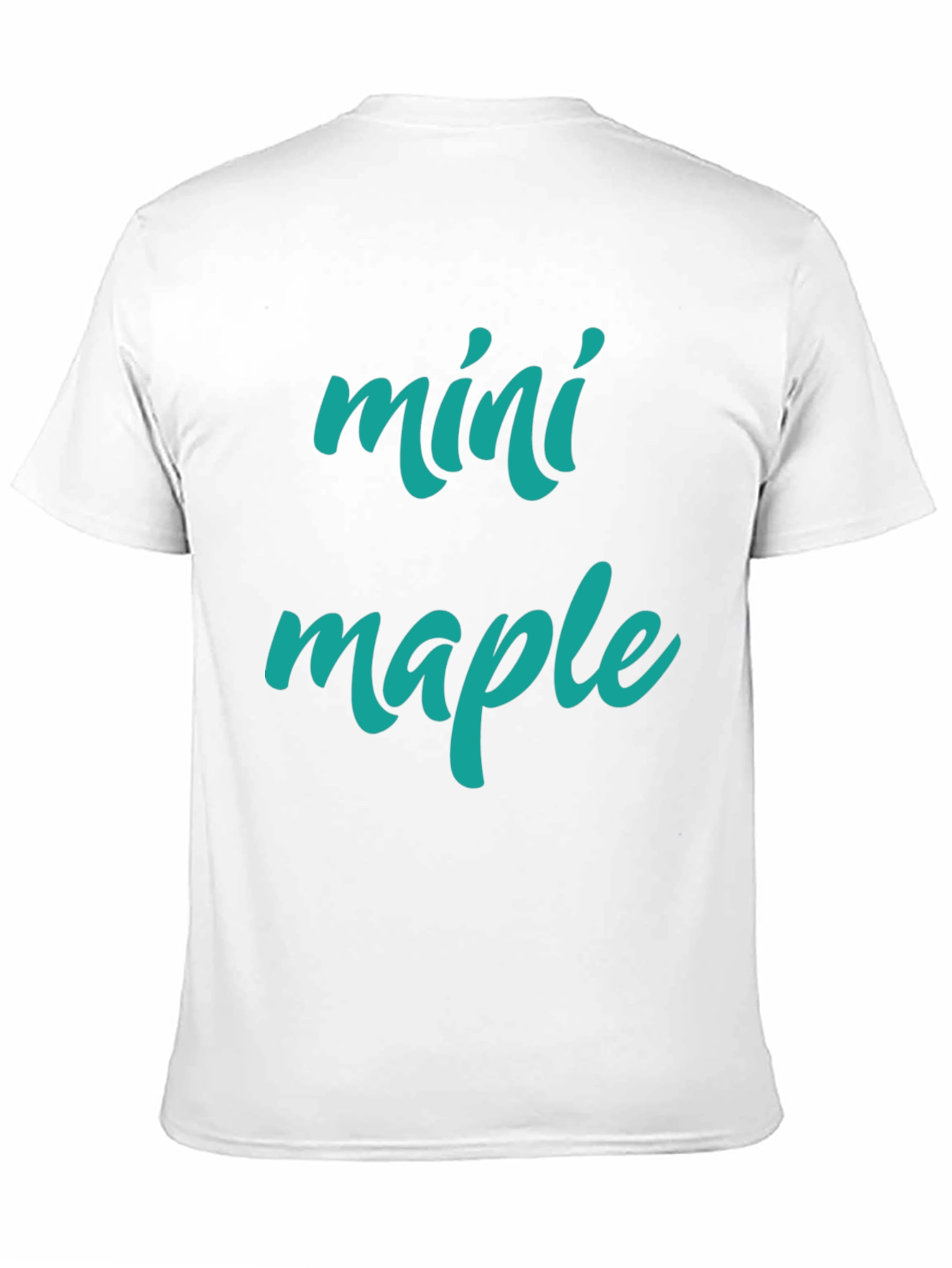 Camiseta Negra Mini Maple Hombre Casual