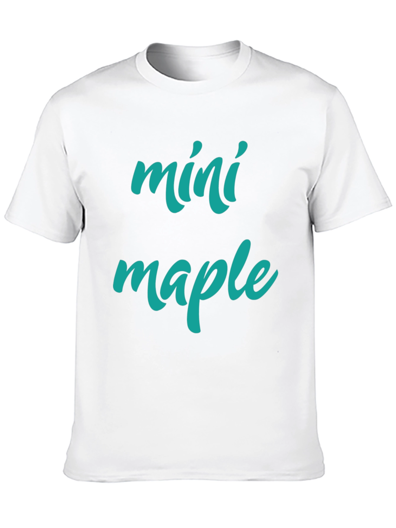 Camiseta Negra Mini Maple Hombre Casual