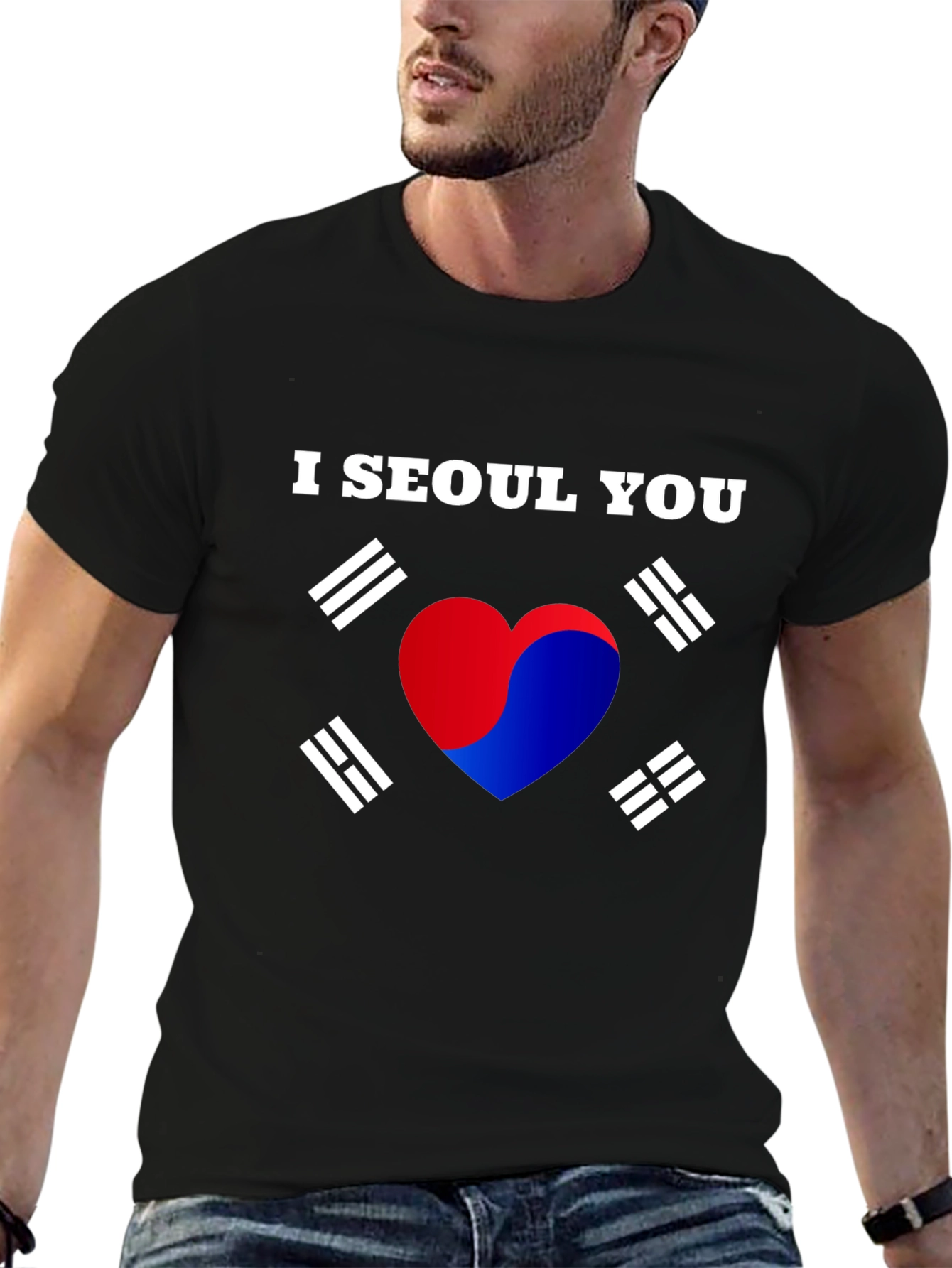 Camiseta Negra I Seoul You Corea