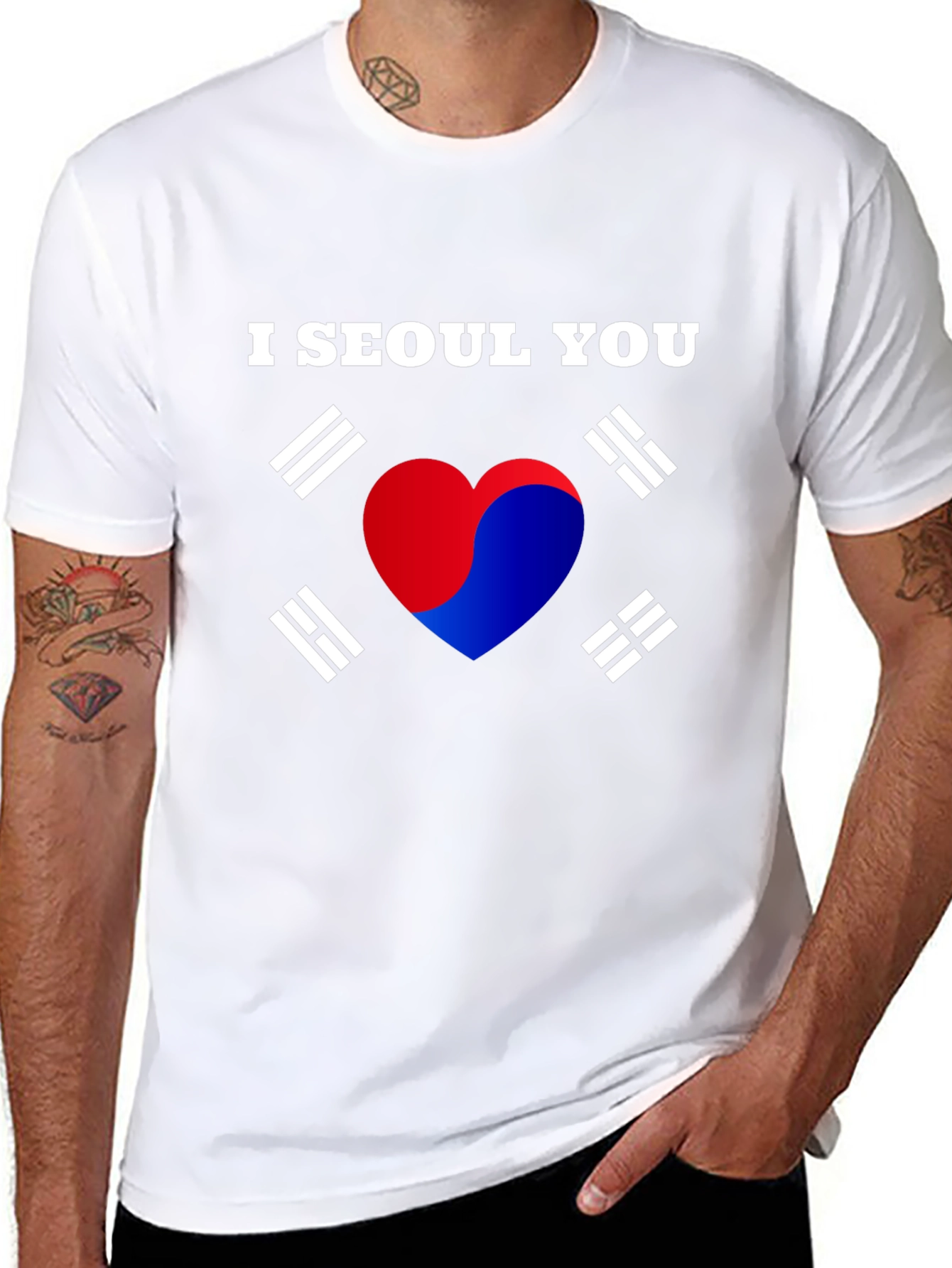 Camiseta Negra I Seoul You Corea