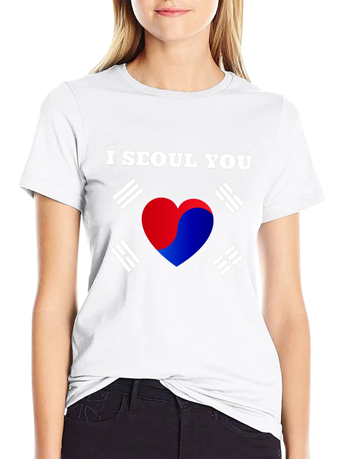 Camiseta Negra I Seoul You Corea