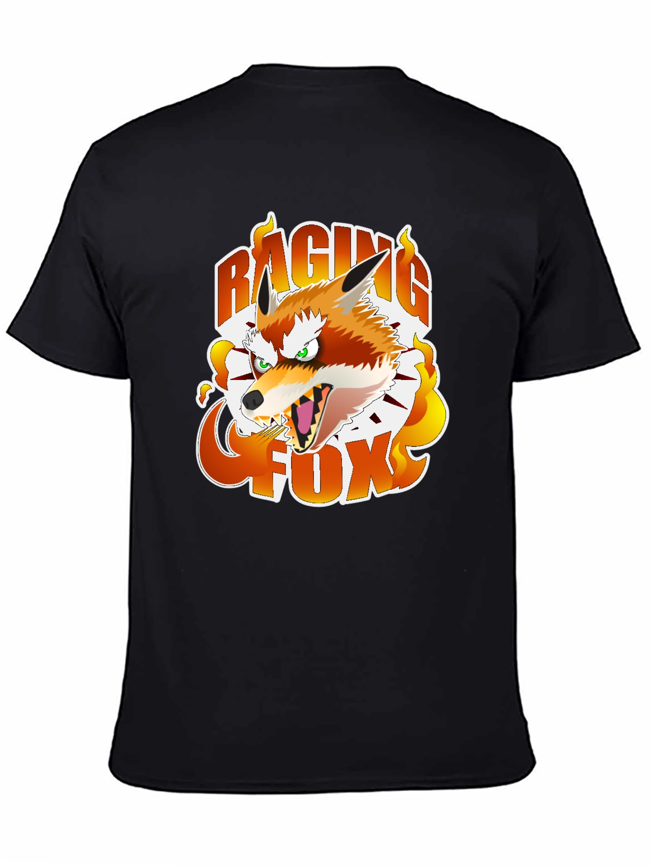 Camiseta Negra Raging Fox