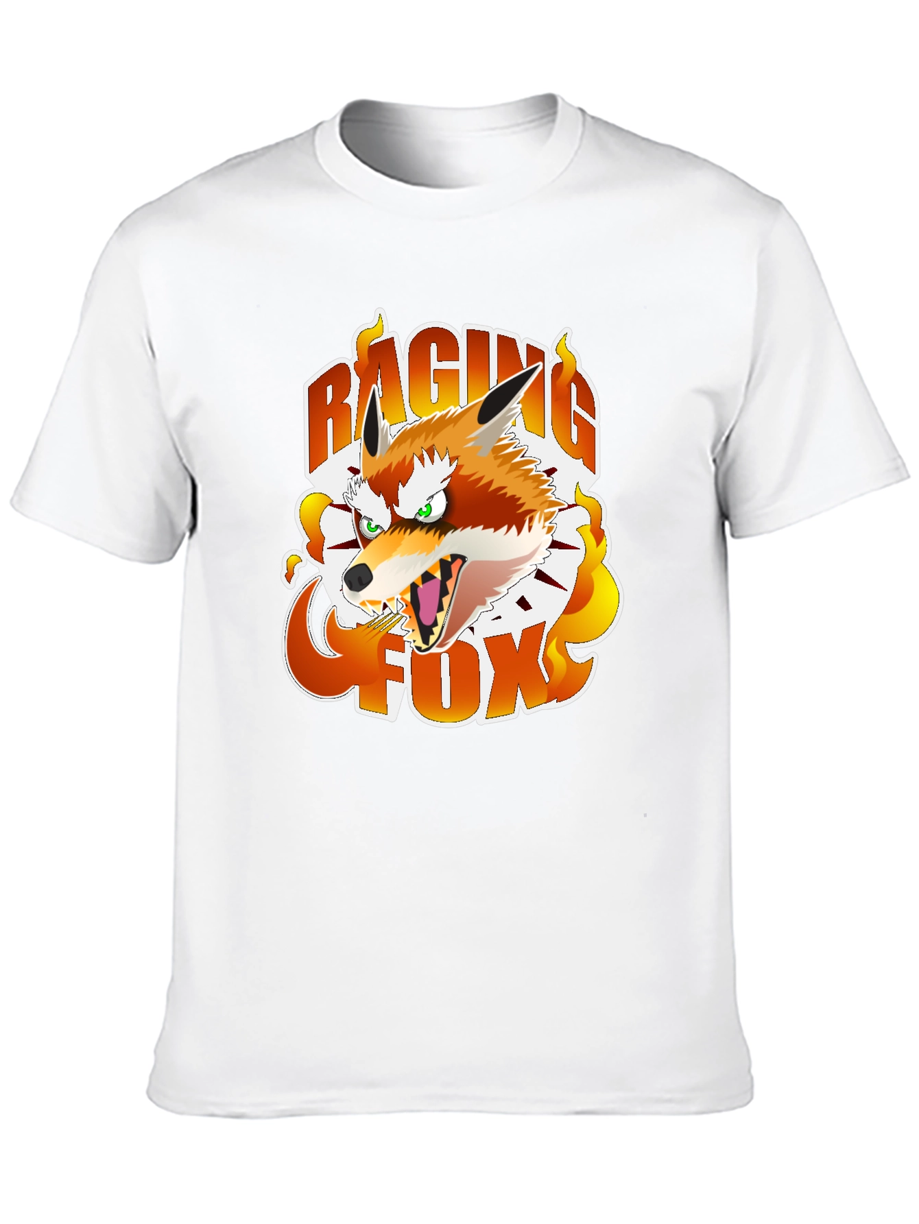 Camiseta Negra Raging Fox