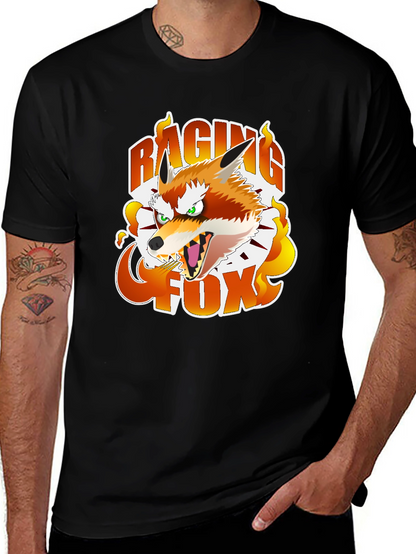 Camiseta Negra Raging Fox
