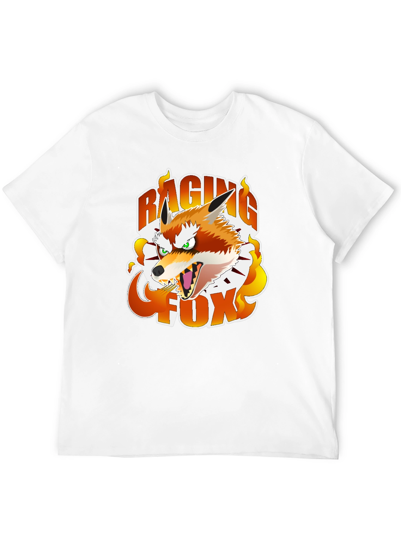 Camiseta Negra Raging Fox