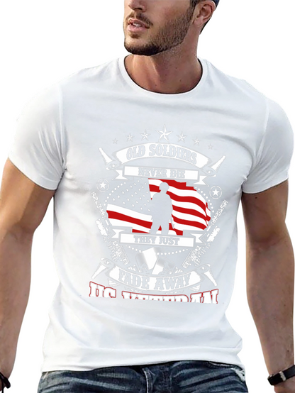 Camiseta Veterano USA - Los Viejos Soldados Nunca Mueren