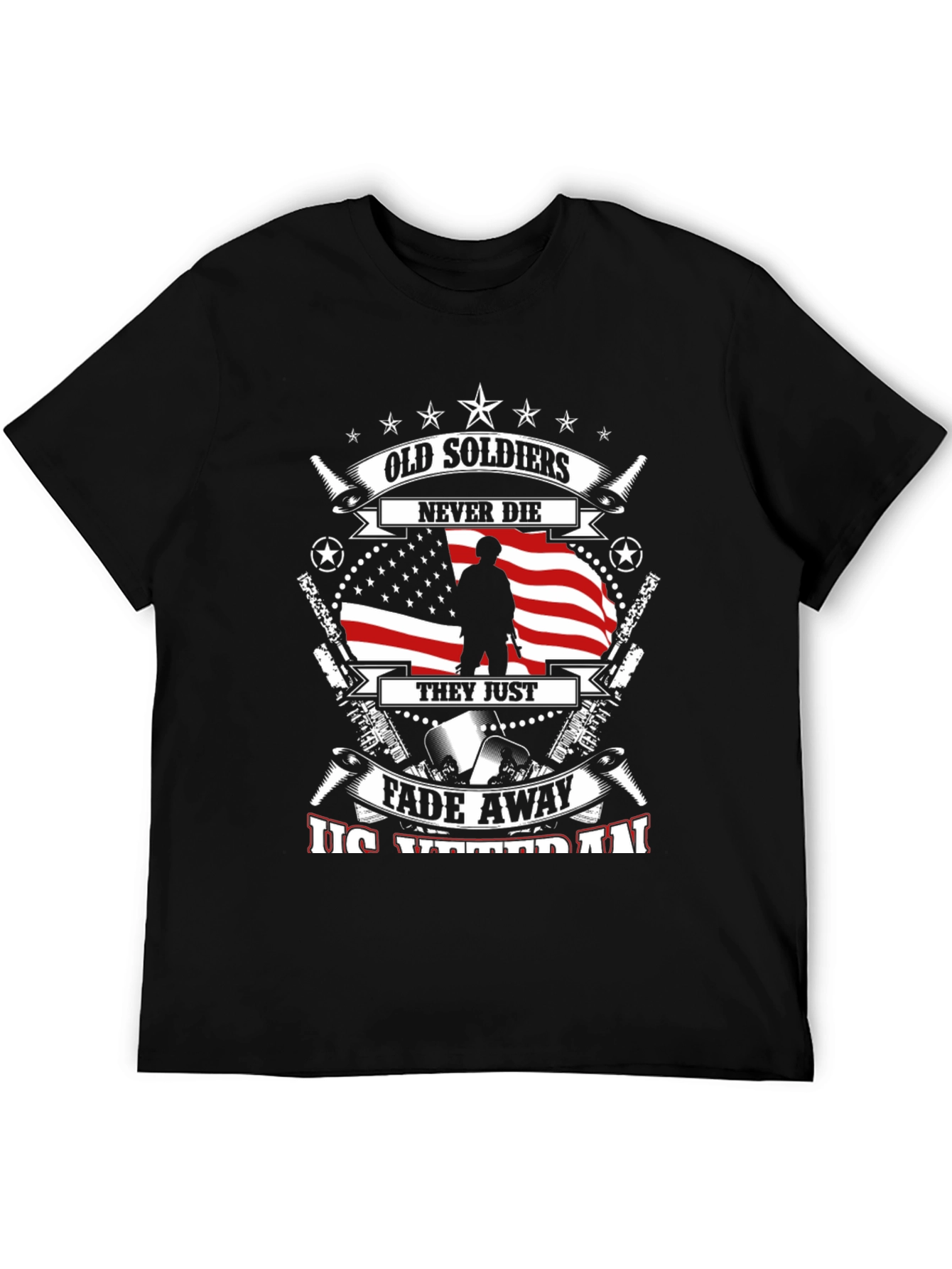 Camiseta Veterano USA - Los Viejos Soldados Nunca Mueren