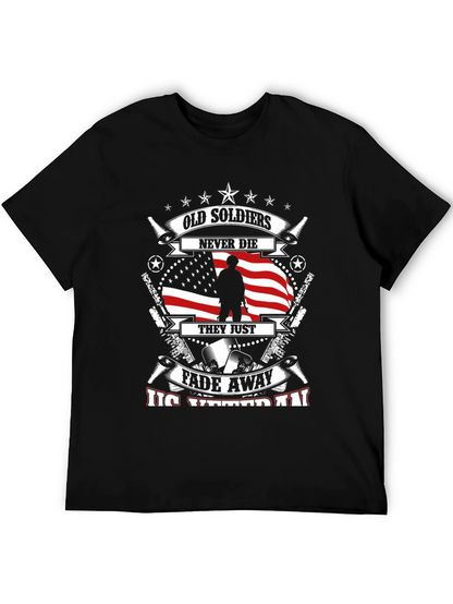 Camiseta Veterano USA - Los Viejos Soldados Nunca Mueren