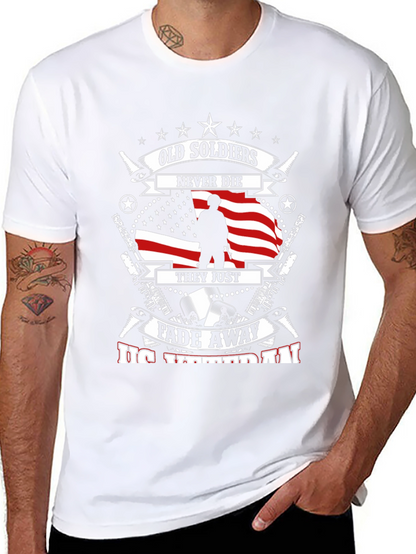 Camiseta Veterano USA - Los Viejos Soldados Nunca Mueren