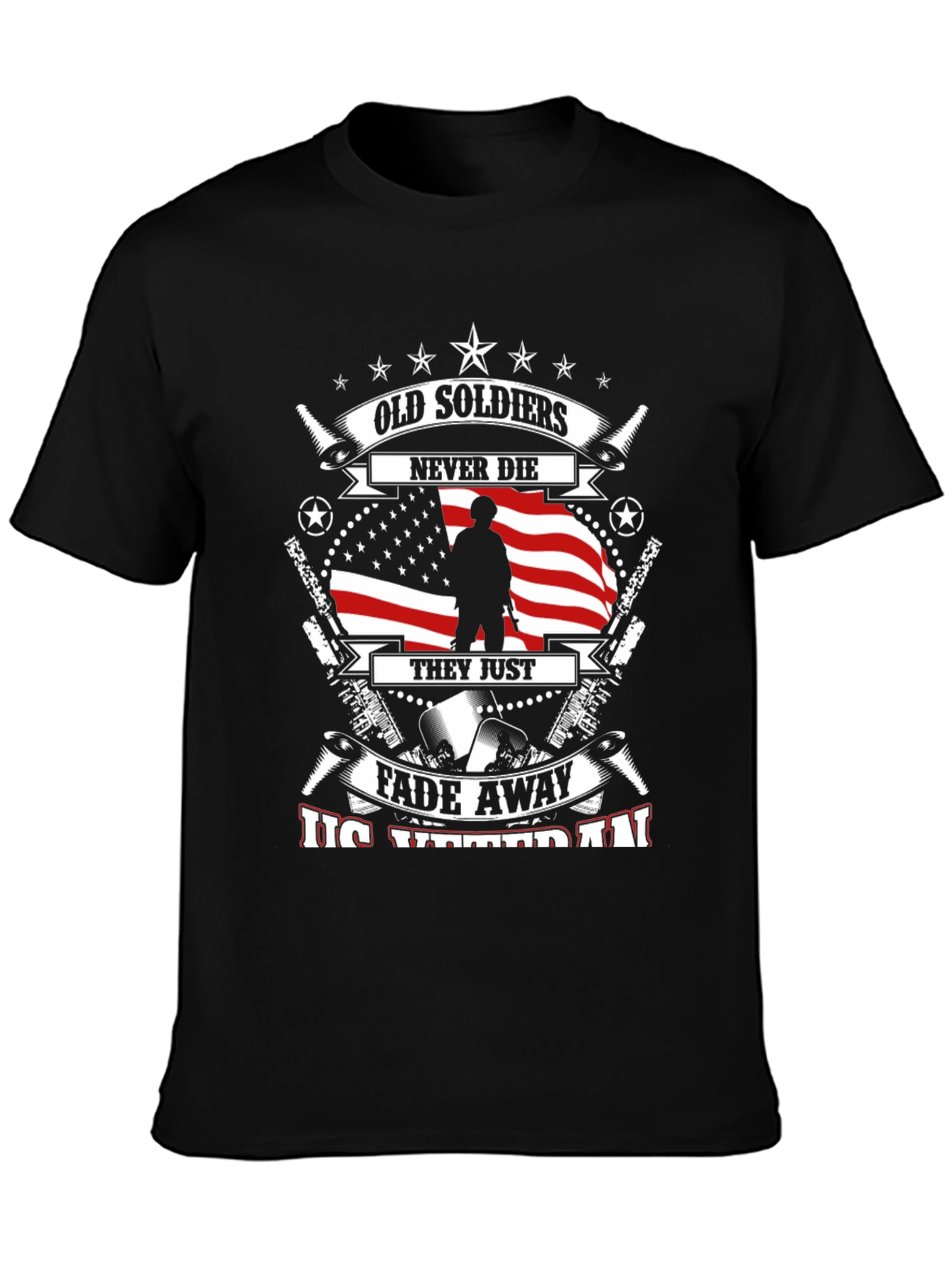 Camiseta Veterano USA - Los Viejos Soldados Nunca Mueren