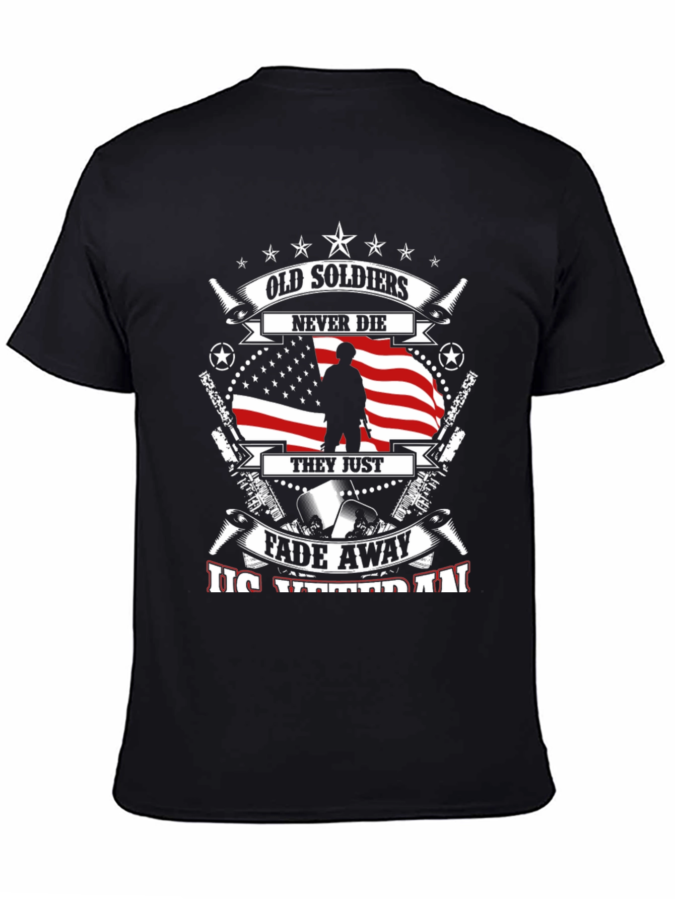 Camiseta Veterano USA - Los Viejos Soldados Nunca Mueren