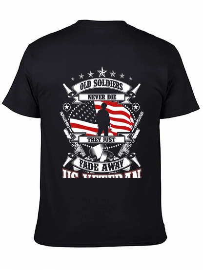 Camiseta Veterano USA - Los Viejos Soldados Nunca Mueren