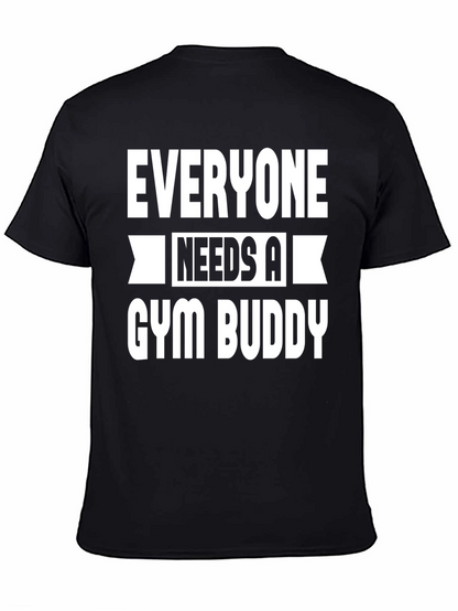 Camiseta Negra Gym Buddy