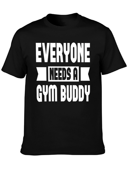 Camiseta Negra Gym Buddy