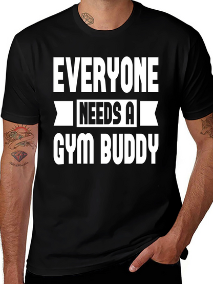 Camiseta Negra Gym Buddy