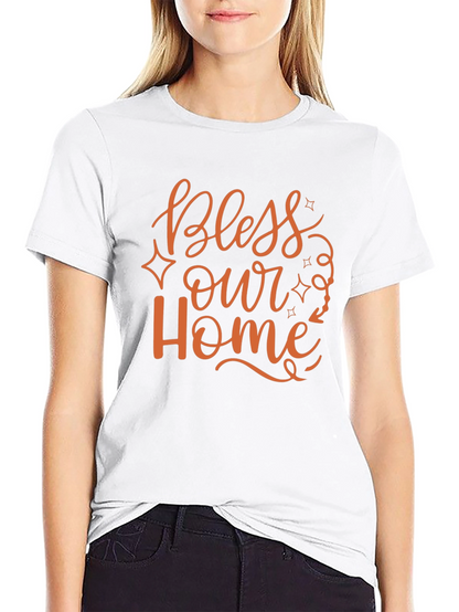 Camiseta Negra Bless Our Home