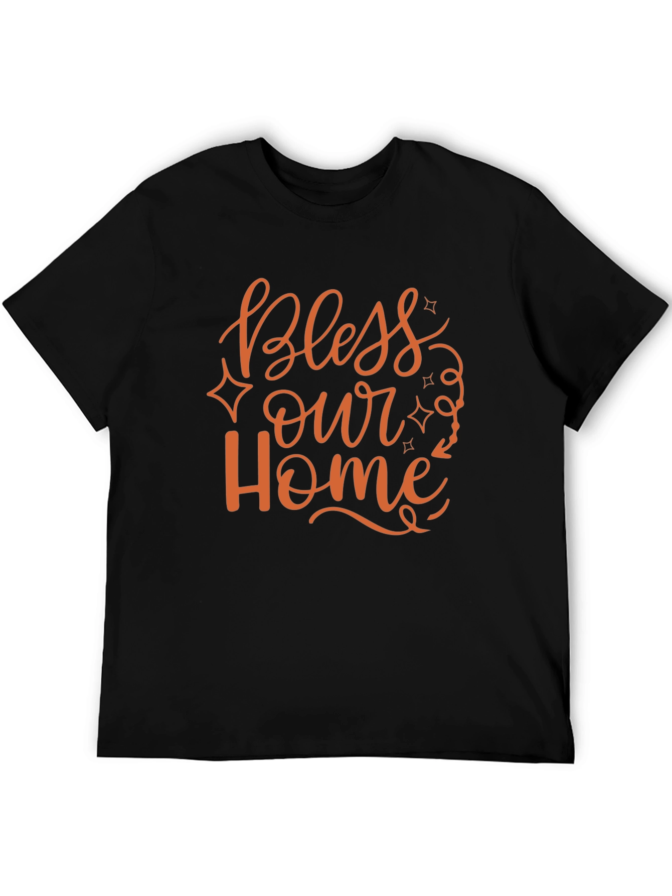 Camiseta Negra Bless Our Home
