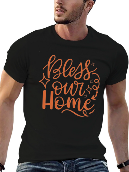 Camiseta Negra Bless Our Home