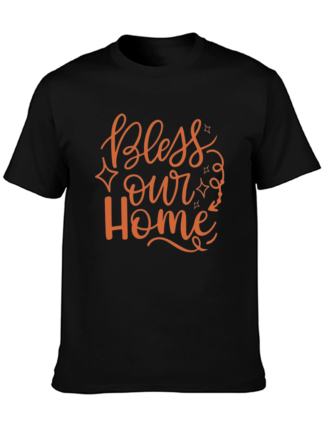 Camiseta Negra Bless Our Home