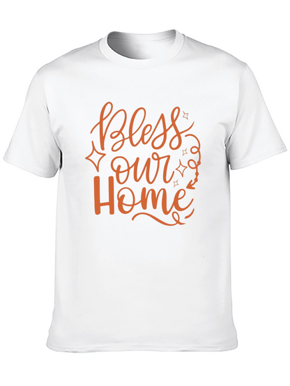 Camiseta Negra Bless Our Home