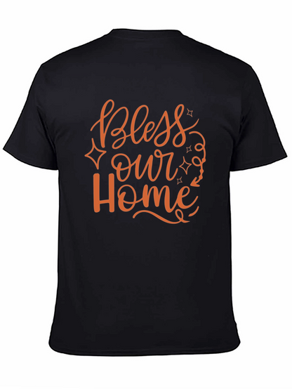 Camiseta Negra Bless Our Home
