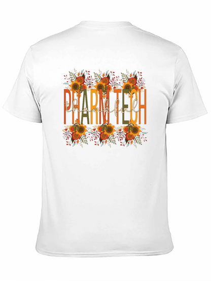 Camiseta Pharm Tech Agradecido Otoño