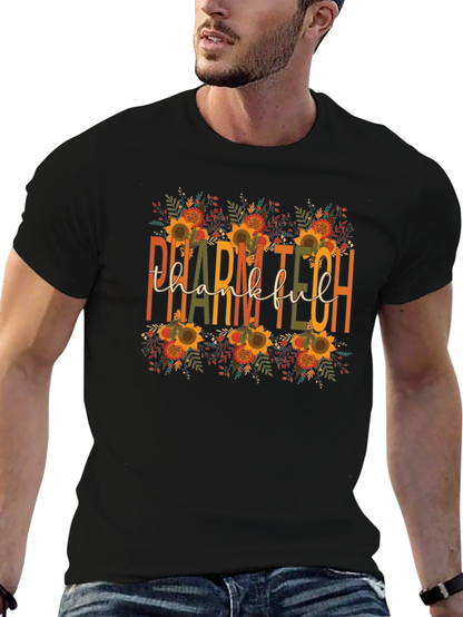 Camiseta Pharm Tech Agradecido Otoño