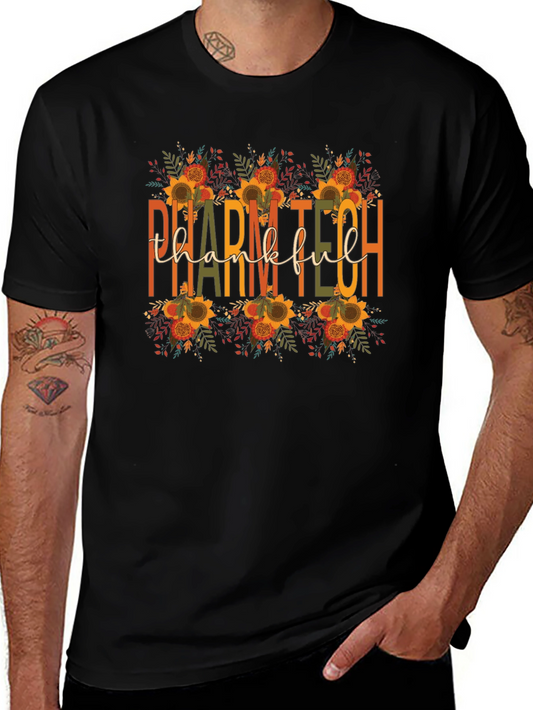 Camiseta Pharm Tech Agradecido Otoño